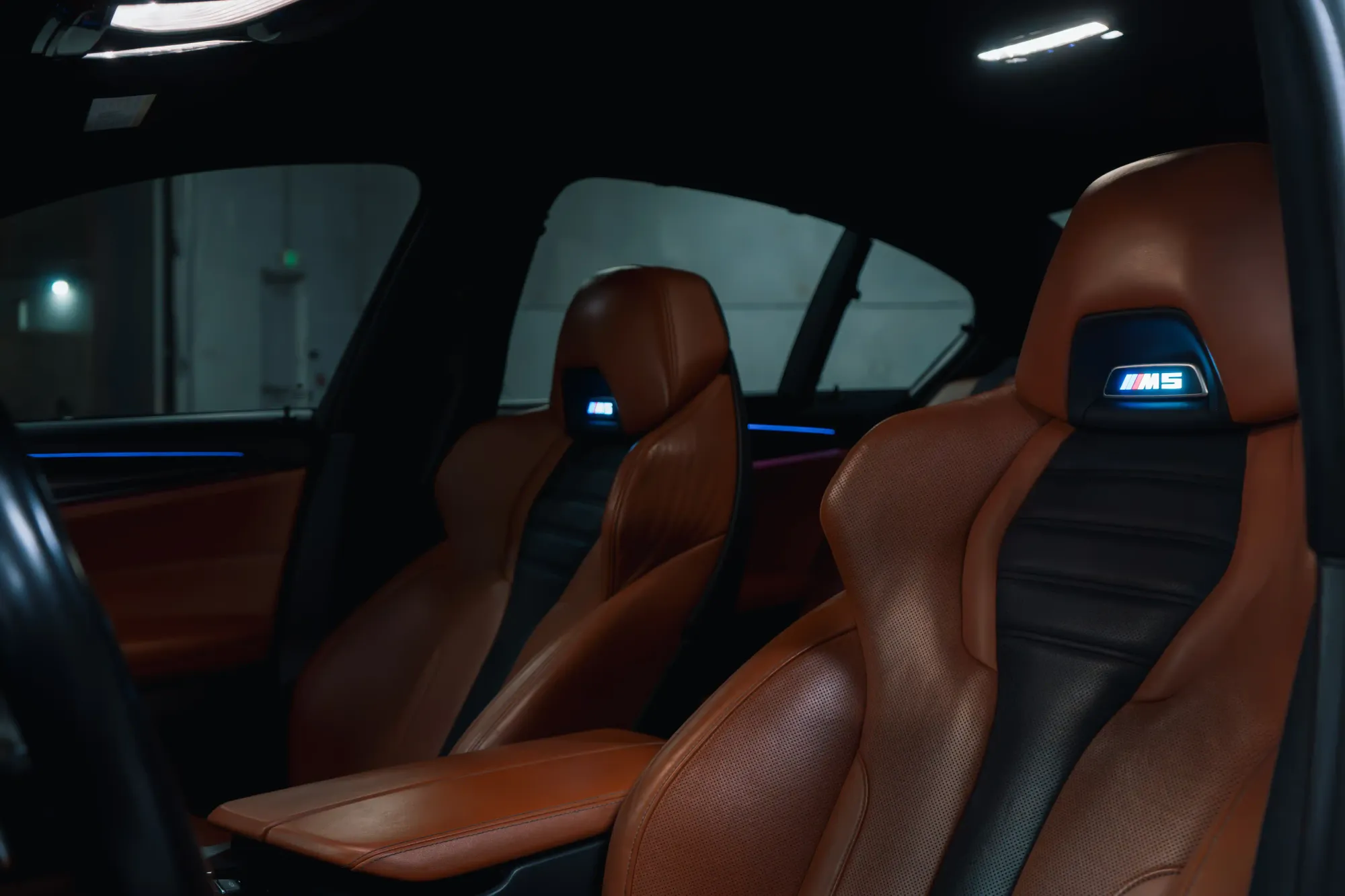 Luxury performance car ready for rental